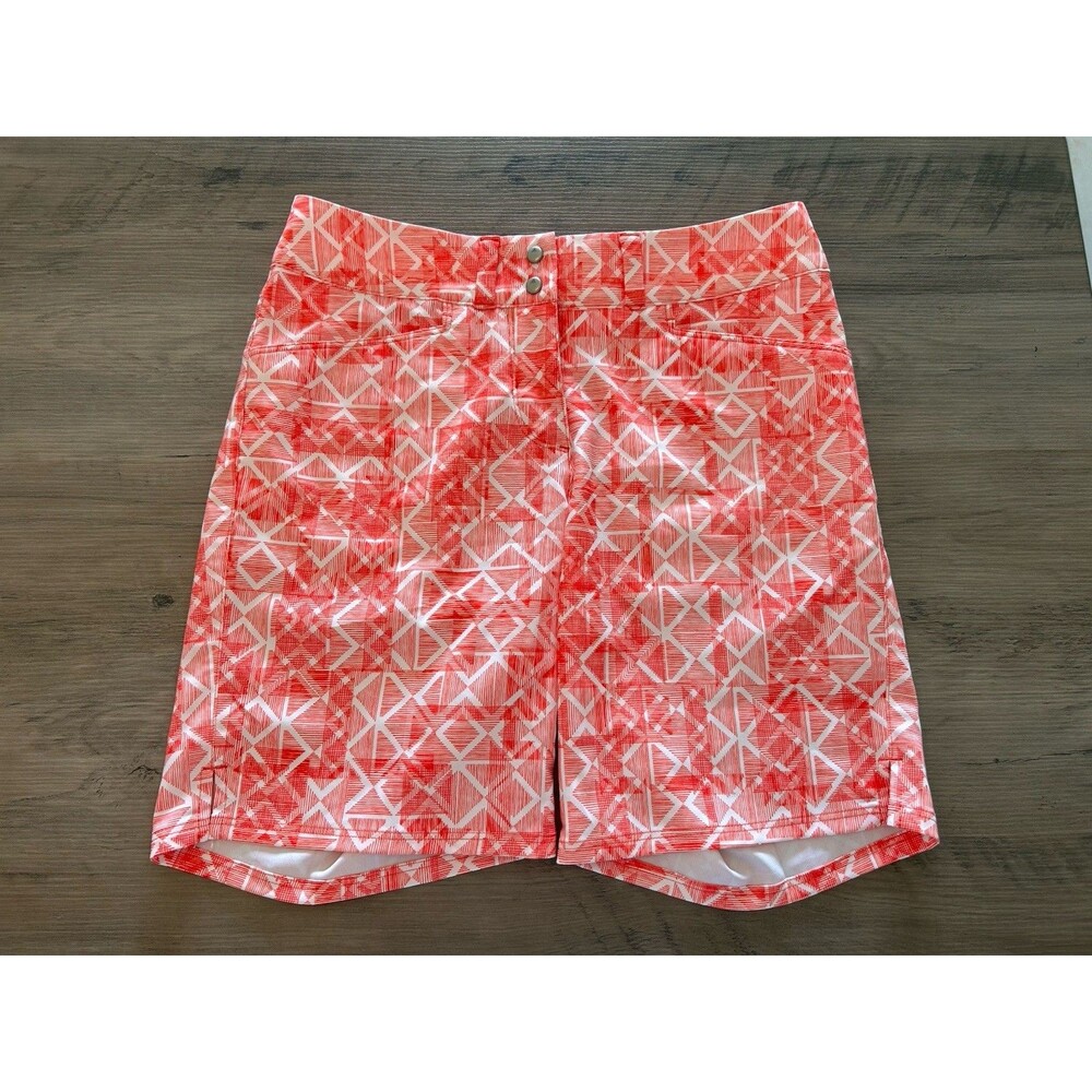 Adidas Golf Shorts Pink White Bermuda Women’s Size 0